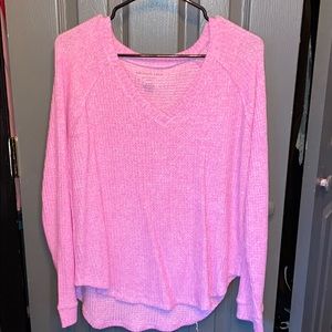 Pink oversized sweater